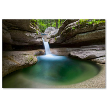 Michael Blanchette Photography 'Sabbaday Green Pool' Canvas Art, 32x22