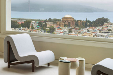 Trendy living room photo in San Francisco