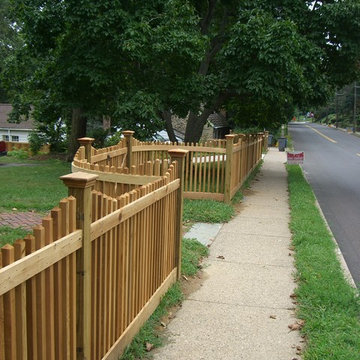 Charming 2X2 Picket and Privacy Fence in Cheltenham, PA