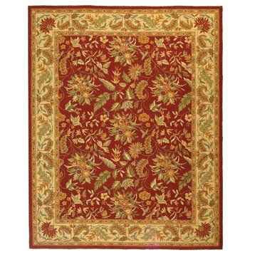 Safavieh Chelsea Hk141C Country Home Rug, Red, 8'9"x11'9"