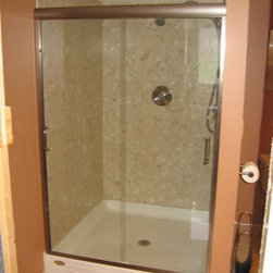 Semi Frameless Bypass (Sliding) Shower Doors - Shower Doors