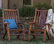 Amber-Log Single Porch Rocker