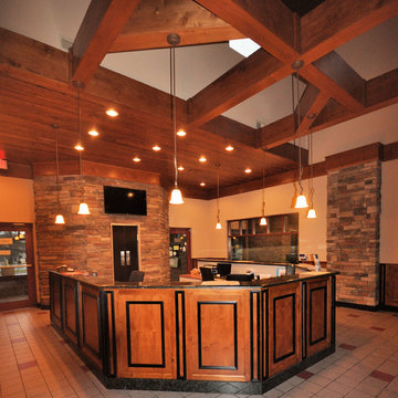 Vet reception area