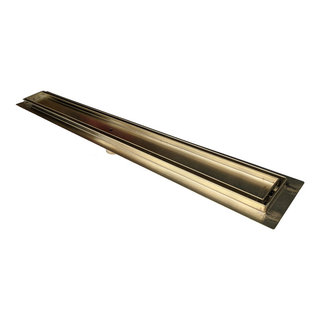 Large Linear Drain, 72 inch Tile Insert Linear Shower Drain by SereneDrains