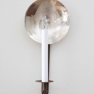 Nickel Disk Sconce