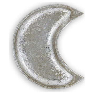 Isano Silver Cast Iron Crescent Moon