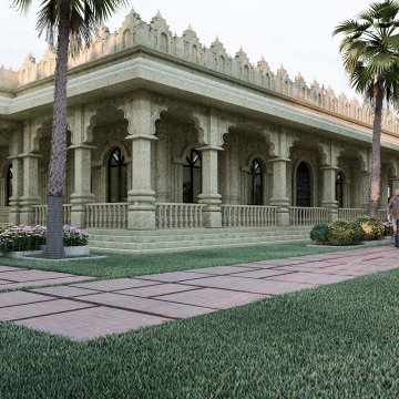 Hindu temple of Atlanta Design by ArchitectureDesigning.com