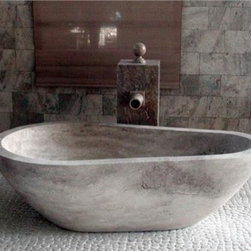 Piedra Pavo Stone Bath Tub - Bathtubs