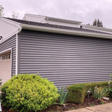 Modern Exterior Renovation with Vinyl Siding & Trim in Commerce Michigan