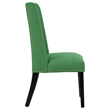 Baron Fabric Dining Chair, Kelly Green