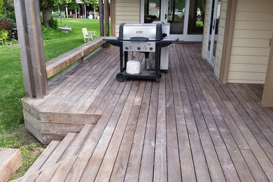 Inspiration for a porch remodel in Wichita