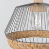 Gray Wide Cage Pendant Lamp | Zuiver Birdy