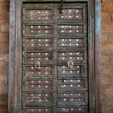 Antique Indian Carved Doors and Zen