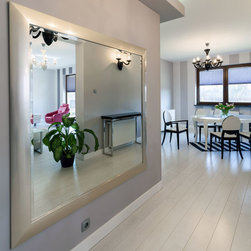 Huge wall mirror with silver frame - Wall Mirrors