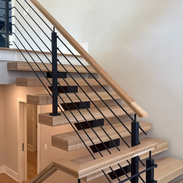 Project #147 | Modern Staircase with Seattle Style Stringer
