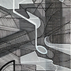 Segmented Line Series #9 - Paintings