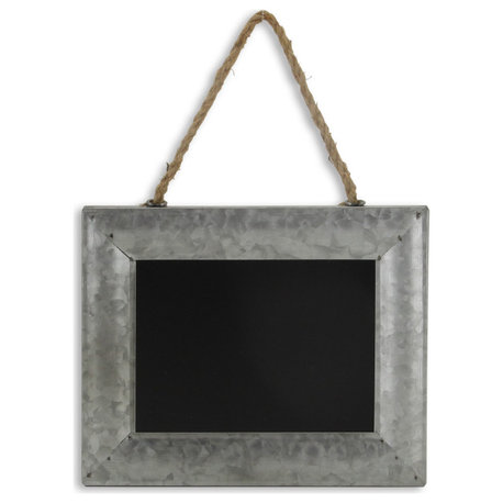 Metal Frame Chalkboard With Rope Hanger