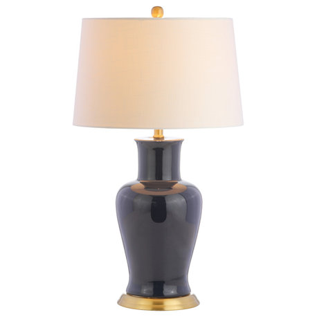 Julian 29" Ceramic Table Lamp, Navy