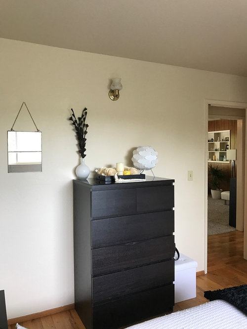 Pictures above bed too big?