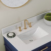 The Drew Bathroom Vanity, Navy Blue, 60", Double Sink, Freestanding