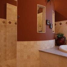 Doorless walk-in shower 6