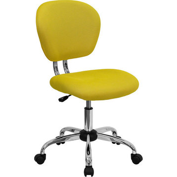 Yellow Mesh Chair H-2376-F-YEL-GG