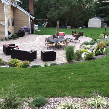 Backyard landscape design