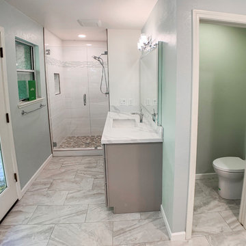 Full Bathroom Makeover with Freestanding Tub in Sacramento, CA