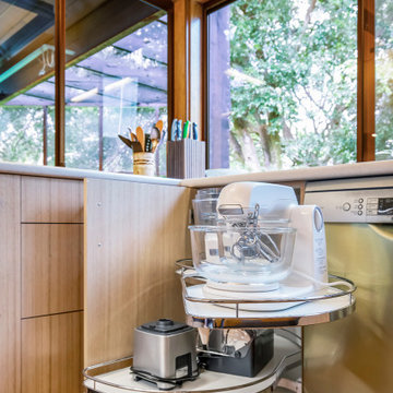 Kitchen with Polytec French Stone Matt Benchtops