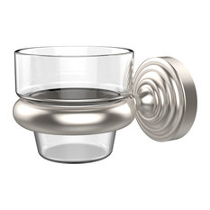 Wall Mounted Votive Candle Holder, Satin Nickel, 2.5"x4"x3"