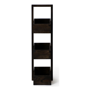 Bathroom Storage Caddy Mezza - Dark Oak