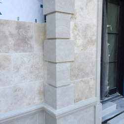 Exterior Travertine Cladding - Dallas - Products