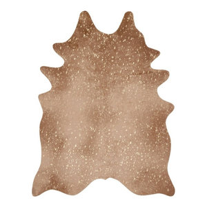 Brown And Gold Faux Cowhide Metallic Bryce Area Rug By Loloi Ii Faux Cowhide Metallic Bryce Area Rug