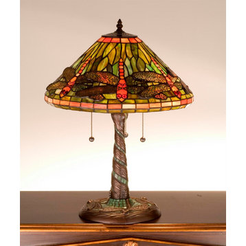 Meyda Tiffany 27812 Stained Glass / Tiffany Table Lamp - Tiffany Glass