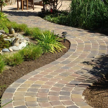 Meandering Paver Path