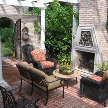 patio and pavillion