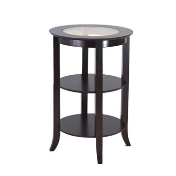 Wood Round Side /Accent Table