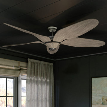 Luxury Urban Loft Ceiling Fan, Aged Nickel