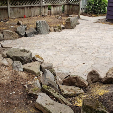Belgard Mega-Arbel Pavers w/ Evolution "Charcoal" 100% Granite Polymeric Sand