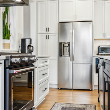 Black and White and Better All Over Kitchen