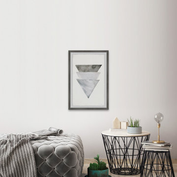 "Reversed Pine Tree" Framed Painting Print