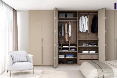 Design ideas for a contemporary wardrobe in London.