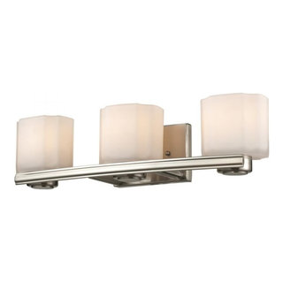Elk Lighting New Haven 3 Light Vanity In Brushed Nickel - Transitional ...