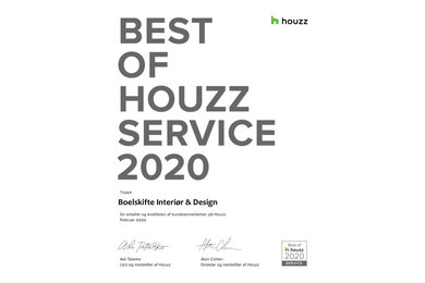 Vinder af Houzz servicepris 2020