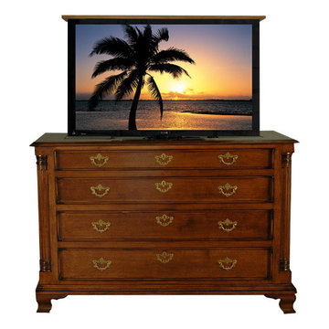 TV lift cabinet by Cabinet Tronix, Chapman US Made TV lift console