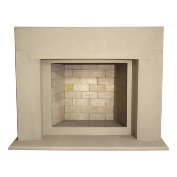 Crescent DeVinci Cast Stone-Quick Ship Mantels