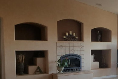 Living room - mediterranean living room idea in San Luis Obispo