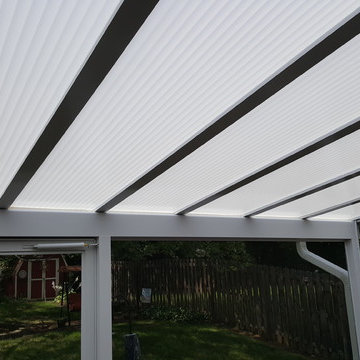 Cincinnati, OH, Lumon Patio Cover Project -- how light changes everything!