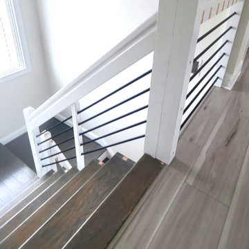 Baluster Replacement - Modern Horizontal Bars