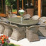 Mayfair Oval Outdoor Dining Table With 10 Dining Armchairs